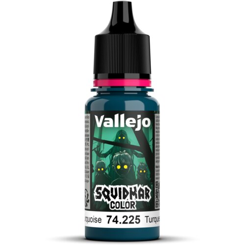 Vallejo Squidmar Color - 225 Ghastly Turquoise Cene