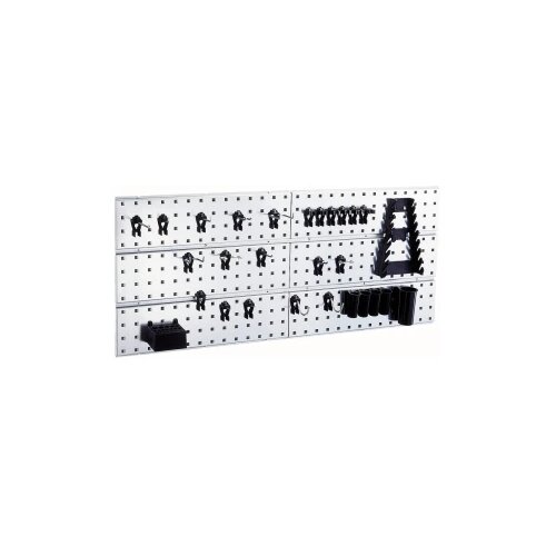 RAACO 109642 Ploča s rupama za kuku za alat x 2 + 28 kopči (&Scaron; x V x D) 1040 x 440 x 11 mm 1 St. Cijene