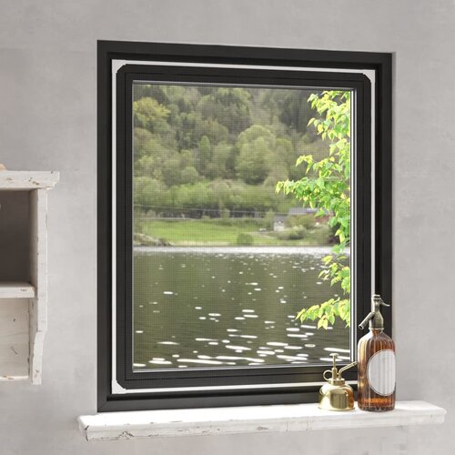  Magnetski prozorski zaslon protiv insekata bijeli 100x120 cm Slike