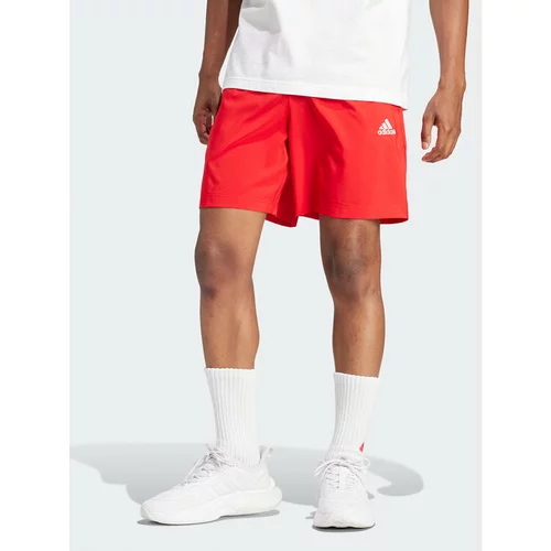 Adidas Športne kratke hlače Essentials Chelsea Small Logo IC9394 Rdeča Regular Fit