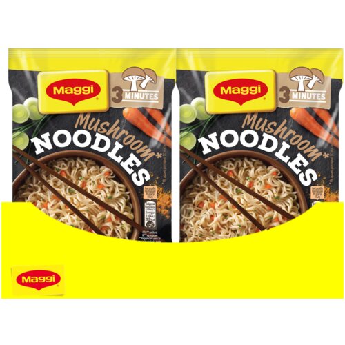 Maggi Noodle u vrećici Gljive 59,2g / Set od 20 komada / XXL pakiranje Cijene