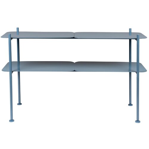 Zuiver Svetlo moder kovinski regal 100x62 cm River – Cene