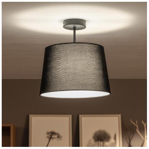 Brilagi LED plafonski luster CERIA 1xE27/60W/230V prečnik 30 cm crni Slike