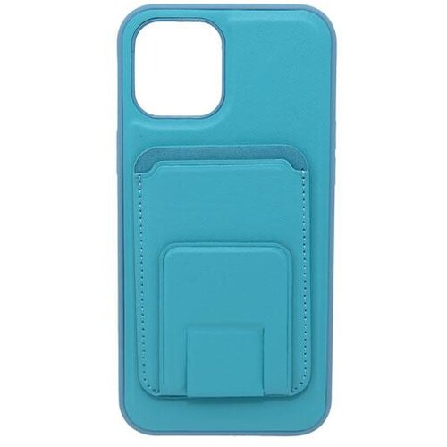  Maska za telefon LEATHER MAGSAFE WALLET za Iphone 12 Pro, Svetloplava Cene