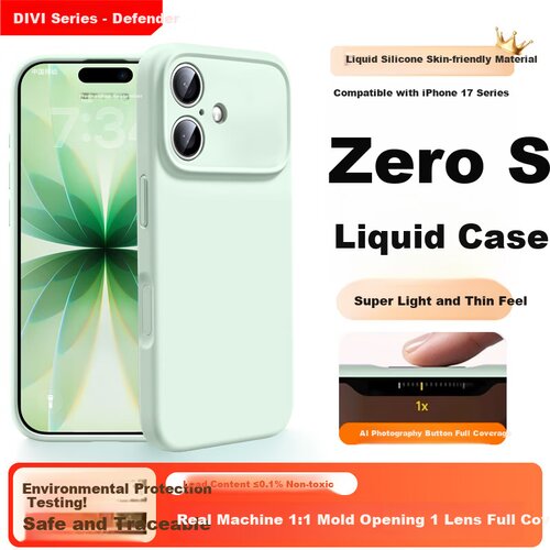  Divi Maska za mobilni telefon iPhone 17, Cijan Cene