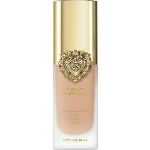 Dolce &amp;amp; Gabbana Flawless Everlast Foundation intenzivni prekrivni tekoči puder z dolgoobstojnim učinkom SPF 20 odtenek 12N LIGHT MEDIUM 27 ml Slike