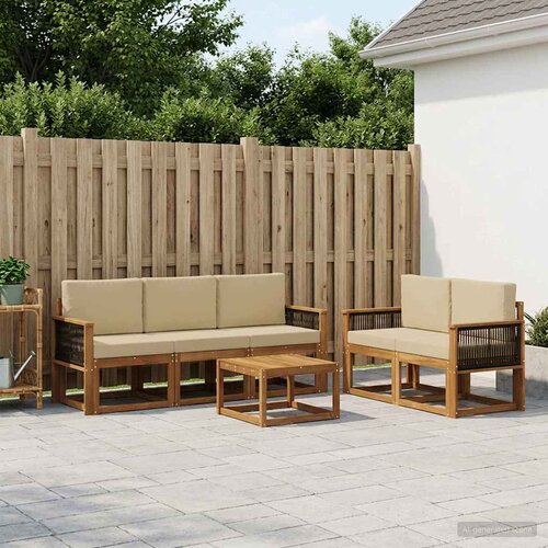  Set vanjskih sofa s jastukom 6 pcs Cene