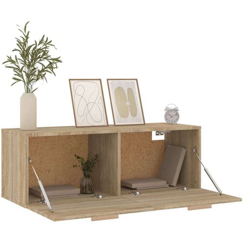 VidaXL Zidni ormarić Sonoma hrast 100 x 36 5 x 35 cm konstruirano drvo - sonoma hrast 1 1 Slike