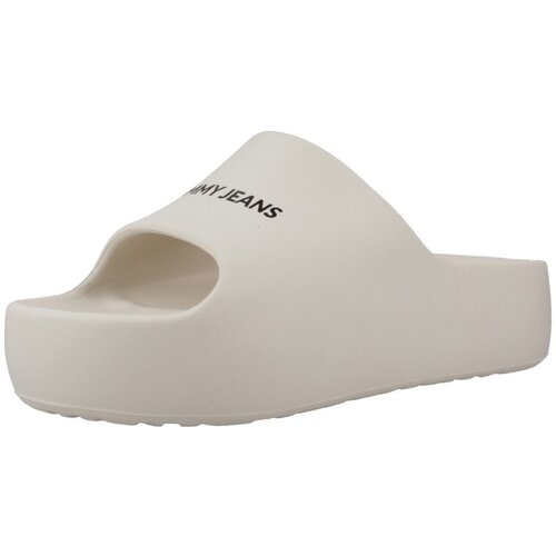 Tommy Jeans Japonke TJW CHUNKY FLATFORM SLID Bela Cene