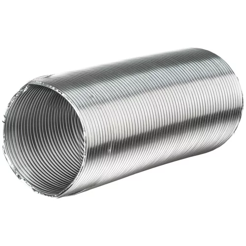 VAFRA Fleksibilna aluminijasta cev Vafra (Ø 120 cm, dolžina: 2000 mm, srebrna)