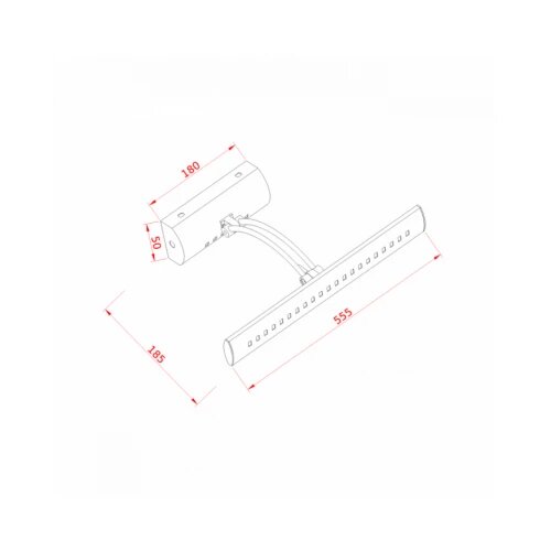 Vesta 140 ZIDNA LAMPA LED 7W 4000K MESING Slike