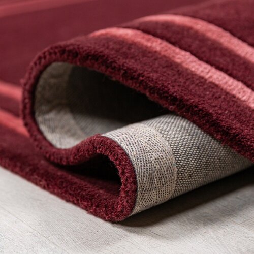 Flair Rugs Bordo rdeča ročno tkana volnena preproga 160x230 cm Gatsby &amp;ndash; Slike