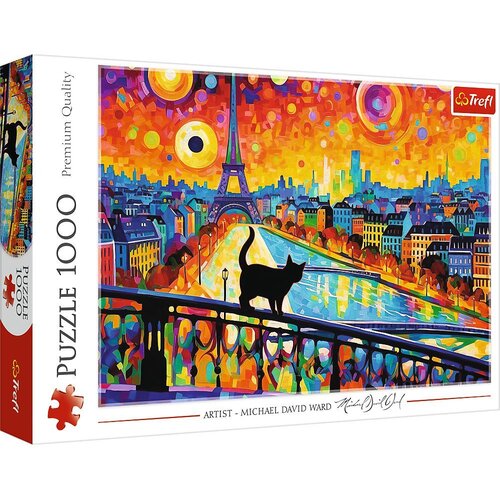 Trefl Mačka u Parizu slaže puzzle od 1000 dijelova - Cene