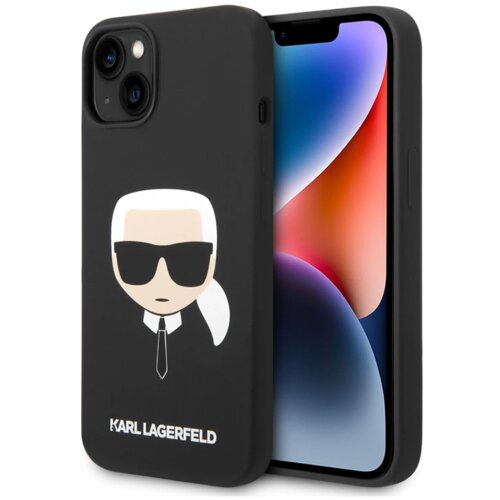  Originalen ovitek KLHCP14MSLKHBK za iPhone 14 Plus črn silikonska zaščita - Karls Head Cene