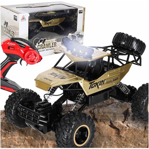 Rc avto za teren 4x4 &ndash; kovinski rock crawler 1:12 (zlata) - Najstniki - Rojstni dan Cene