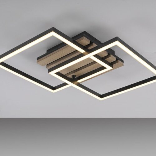 Just LIGHT. 14053-79 - LED plafonsko svetlo AKUSTIKA LED/15W/230V hrast/crna Slike
