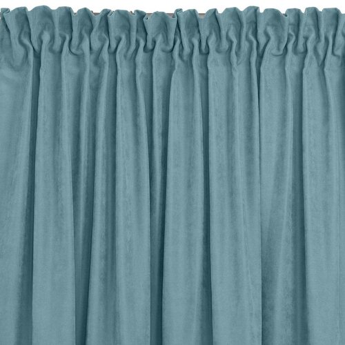  Curtain MILANA color blue style classic dragon tape transparent 10 cm with fringe 3 cm chenille 420x300 HOMEDE Cijene