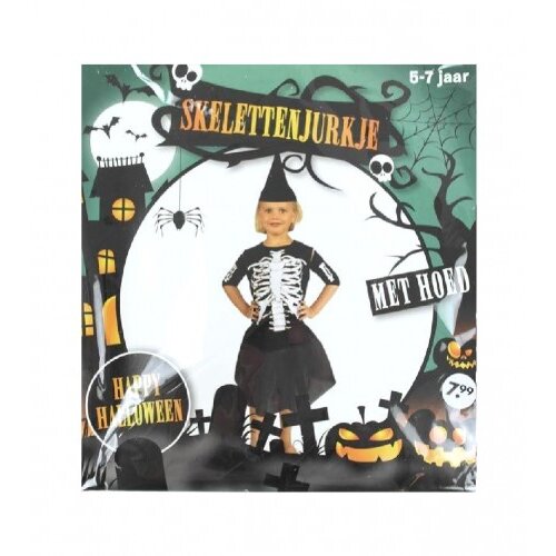Master Kostim dječiji Halloween skelet 3-5god 015347 Slike