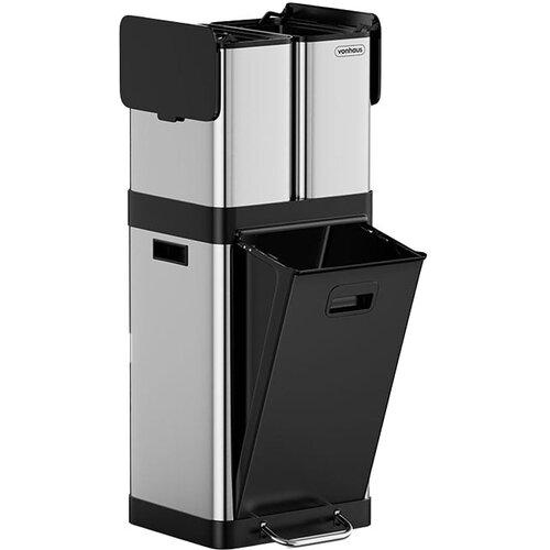 Vonhaus triple stainless steel waste bin 32L Cijene