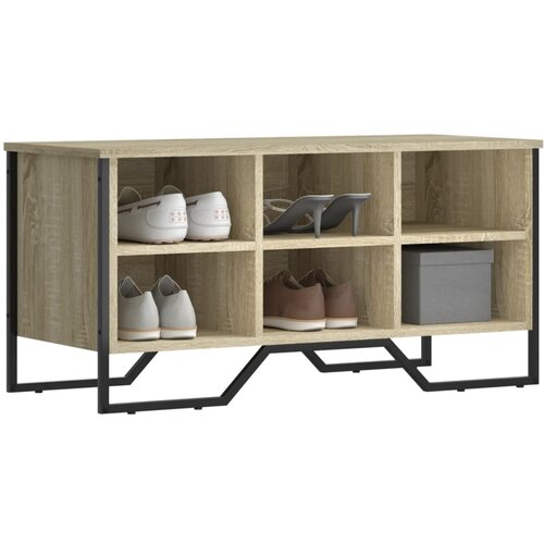 vidaXL Omarica za čevlje sonoma hrast 90x38x45,5 cm inženirski les Cene