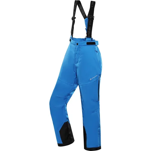 Alpine pro Children's ski pants with ptx membrane OSAGO electric blue lemonade