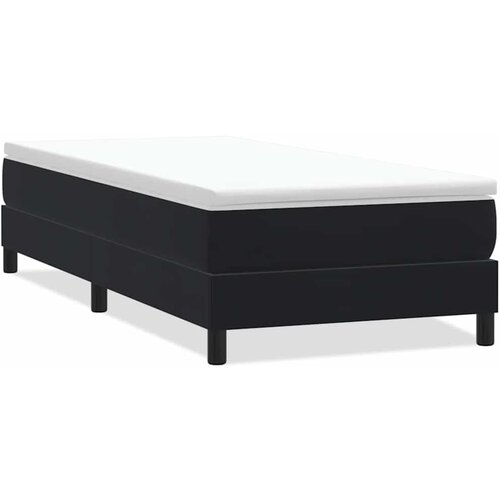 Maison Chic Box spring postelja - Vzmetna postelja brez vzmetnice črna 90x210 cm Velvet SL18706, (21881591) Slike