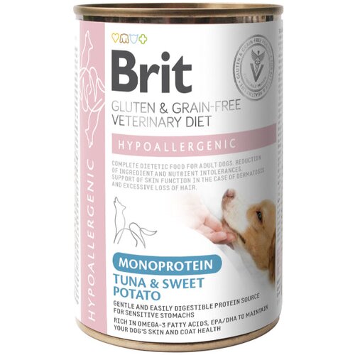 Brit veterinary diet Brit GF Veterinarska dieta za pse Hypoallergenic Mono, tuna - 400g 400 g Cene