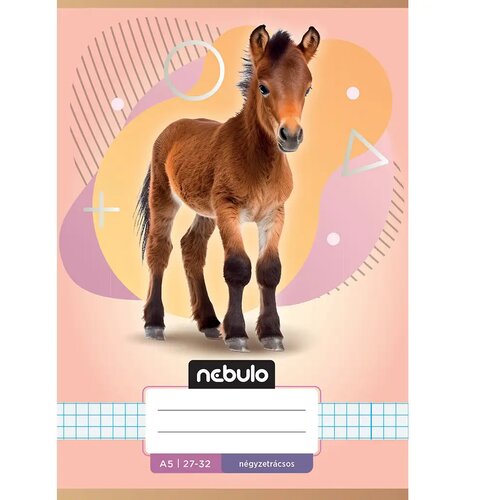 NEBULO Bilježnica s uzorkom konja A/5 27-32 Cijene