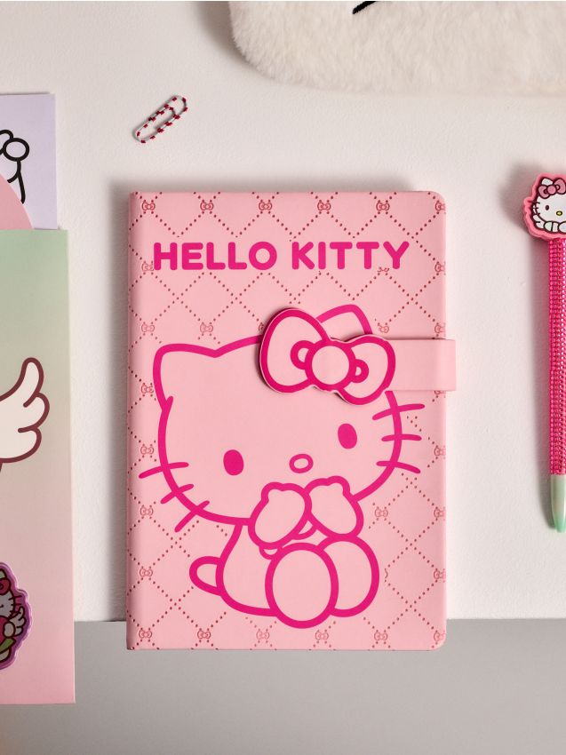Sinsay Bilježnica A5 s crtama Hello Kitty Slike