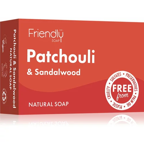 Friendly Soap Natural Soap Patchouli & Sandalwood naravno milo 95 g