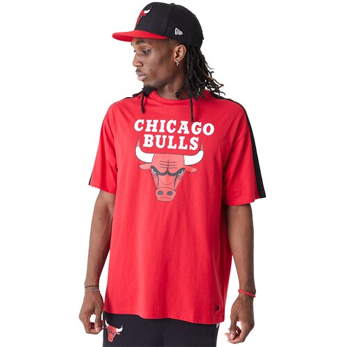 New Era Chicago Bulls Colour Block Oversized majica Slike
