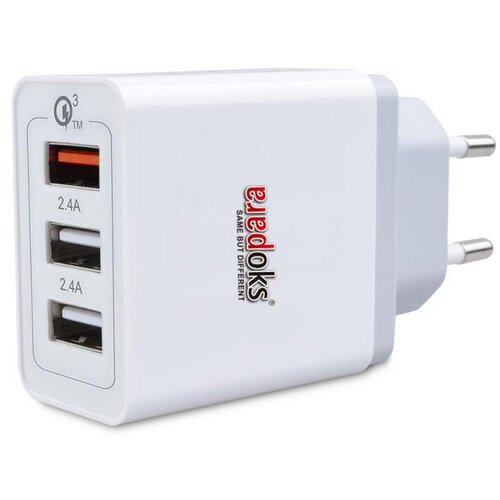 Paradoks kućni punjač qc 3.0, 3 ulaza ,30W Slike