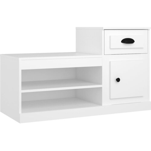 za cipele bijeli 100 x 42 x 60 cm od konstruiranog drva Slike