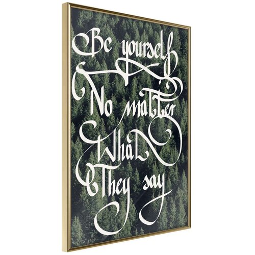  Poster - Be Yourself 40x60 Slike
