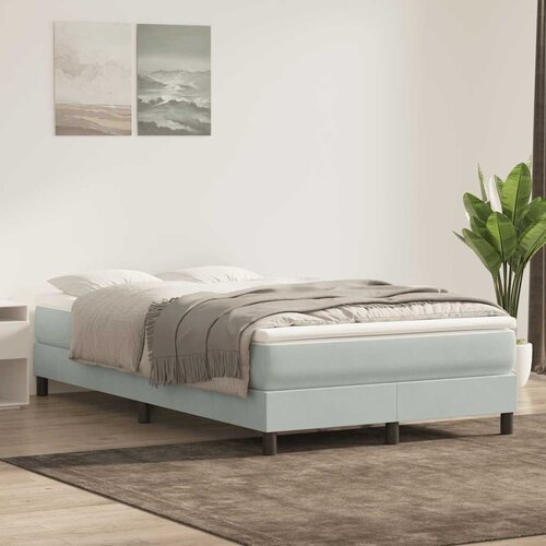 Box spring krevet bez madracem svjetlosivi 120x220cm bar&scaron;unasti Cijene
