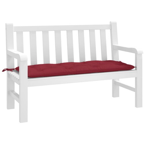  Jastuk za vrtnu klupu boja vina 120 x 50 x 7 cm tkanina Oxford Cijene
