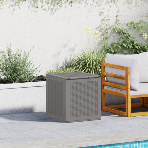 vidaXL bašna kutija za skladištenje svjetlosiva 55x53x57 cm PP Cijene