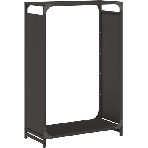  Stalak za drva crni 60x28x90 cm Hladno valjani čelik Slike