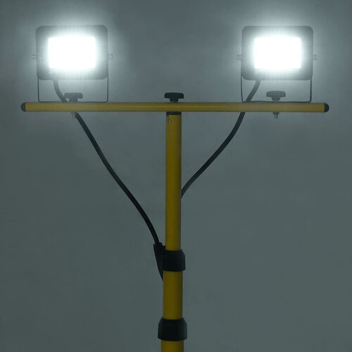  LED reflektor sa stativom 2 x 30 W hladni bijeli Slike