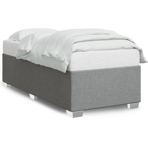 VidaXL Okvir za krevet svjetlosivi 80x200 cm od tkanine Slike