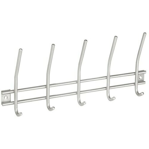 WALTECO Garderobna letev (Do x &amp;Scaron; x V: 380 x 50 x 165 mm, Nerjavno jeklo, Srebrna) Slike