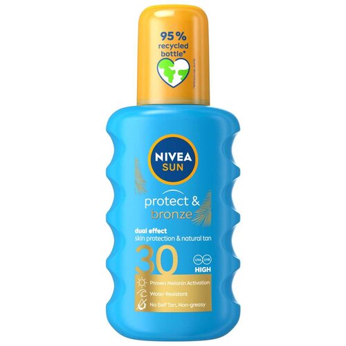 Nivea SUN Sprej za sunčanje Protect &amp;amp; Bronze SPF 30 Slike