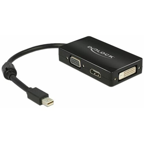 Delock DisplayPort / VGA / HDMI / DVI Adapter [1x Muški konektor Mini DisplayPort - 1x Ženski konektor VGA, Ženski konektor HDMI Cijene