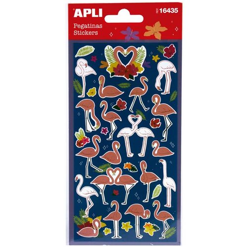 Apli Nalepke flamingi 1 set, (20393055) Cene