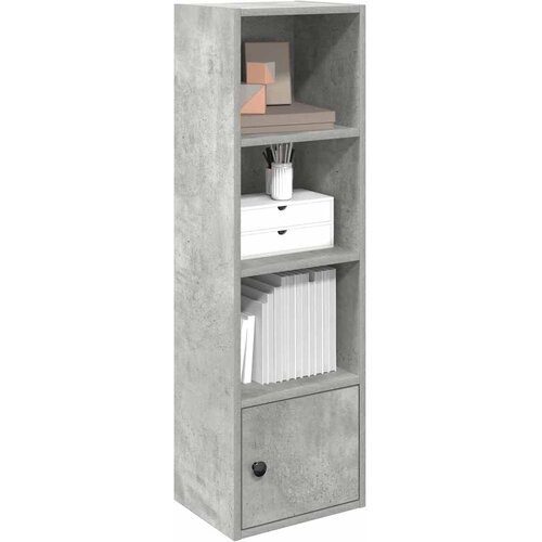  Regal za knjige boja betona 31x24x102 cm konstruirano drvo Cijene