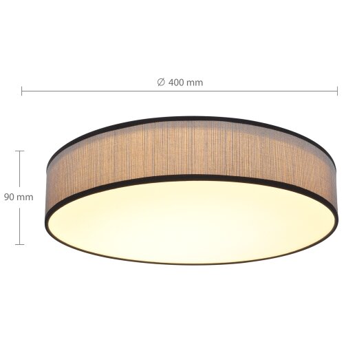  Brilagi - LED prigu&amp;scaron;iva plafonska svetiljka AURORA LED/48W/230V 3000-6500K + daljinski upravljač Slike
