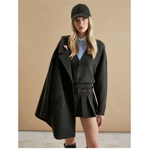Koton Knitwear Oversize Cardigan V-Neck Buttoned Slike