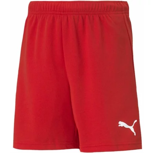 Puma TEAMRISE SHORT JR Junior kratke hlače, crvena, veličina