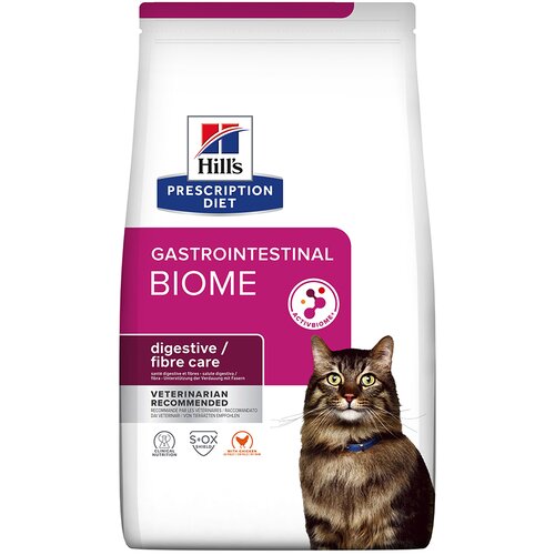 Hill&amp;rsquo;s Prescription Diet Feline Gastrointestinal Biome s piletinom - 8 kg Slike