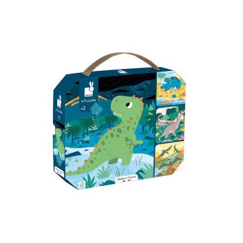 Janod otro&amp;scaron;ka sestavljanka dinosaurs 6,9,12 in 16 kosov Slike